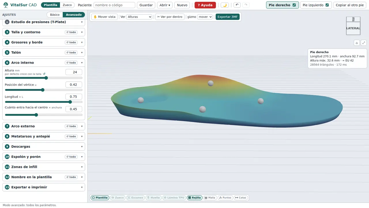 VitalSur CAD: Mapa de alturas