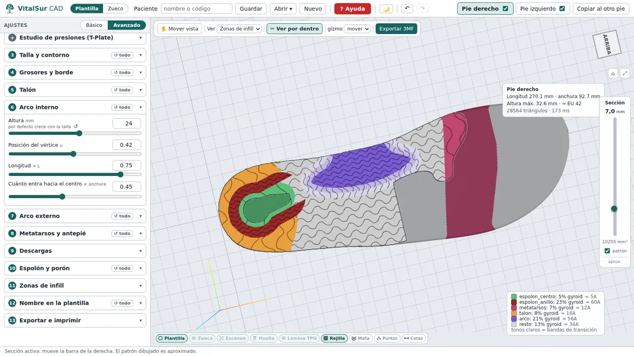 VitalSur CAD: Ver por dentro